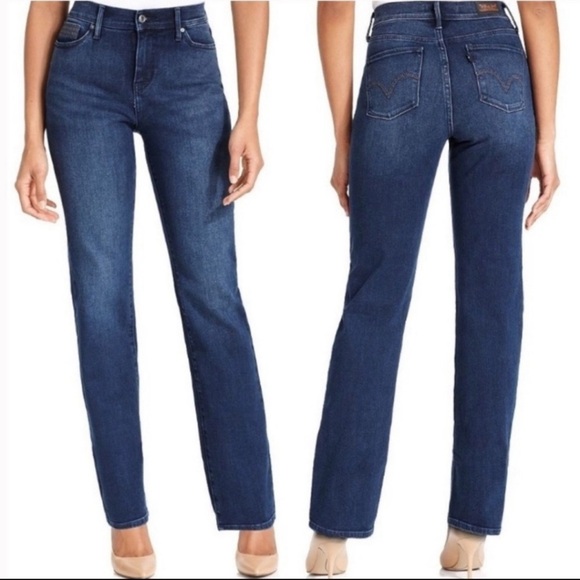 Levi's Women’s 512 Perfectly Slimming Straight Leg Jeans Medium Wash Sz 29 x 32 - Picture 1 of 13